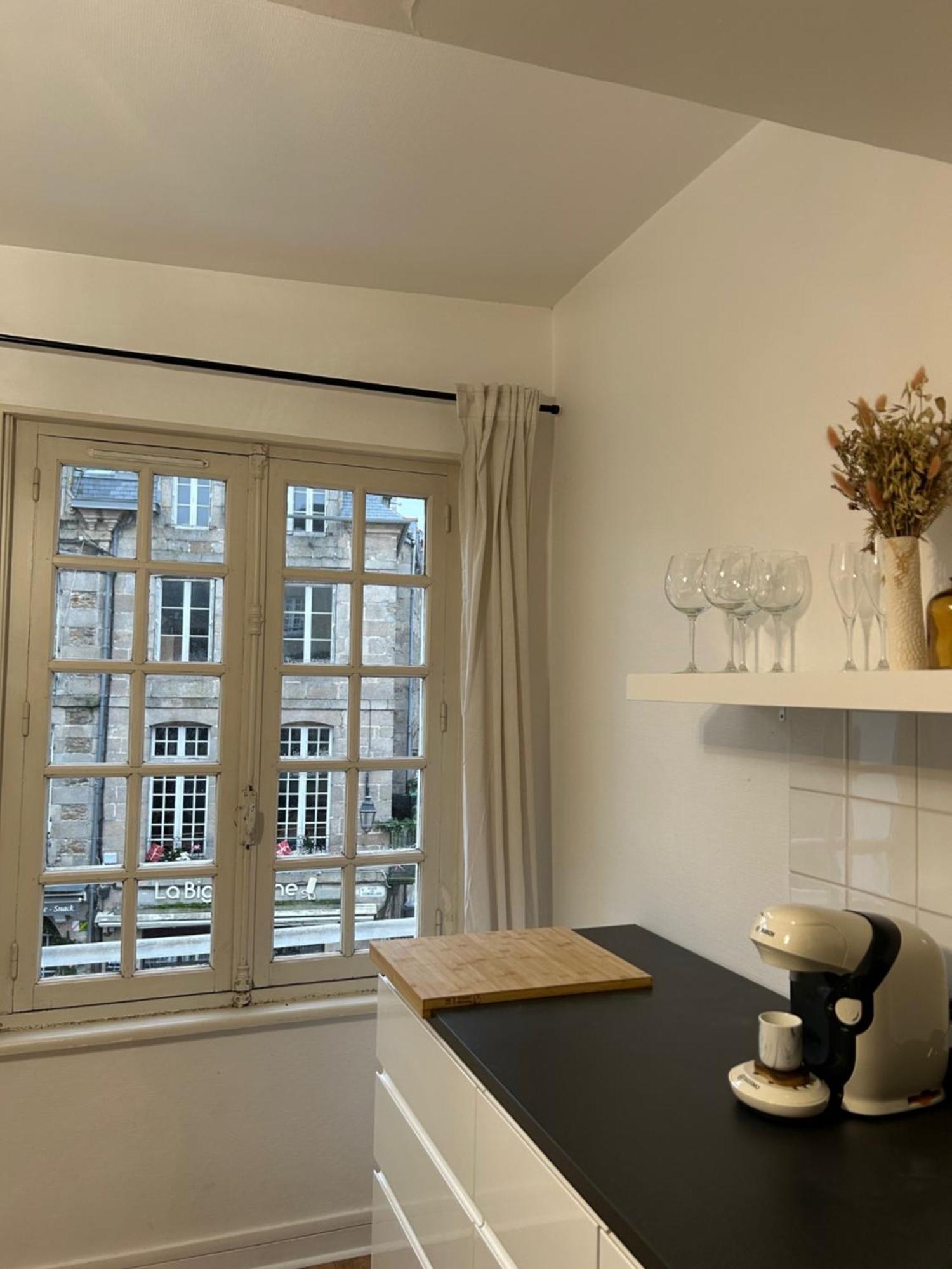 Spacieux Appartement Au Coeur Du Centre Historique De Dinan Exteriör bild